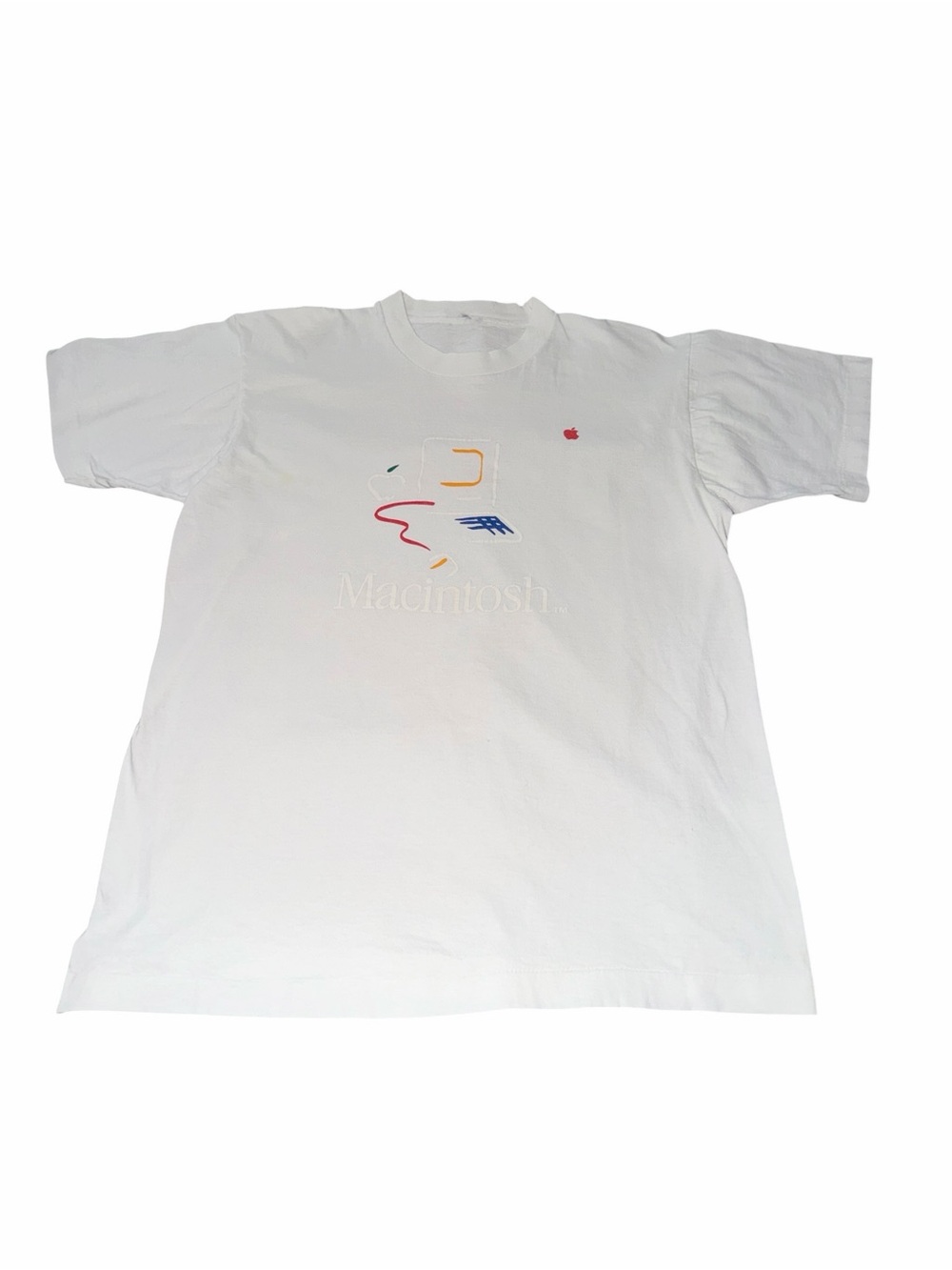 90s Apple Macintosh Promo T Shirt Single Stitch Large